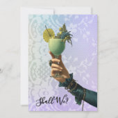 *~* 2 A101 Cocktail FOTO Weelderig AFGEZWAaide B Kaart (Voorkant)