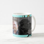 2 Aangepaste foto's | Creëer Uw eigen keizersmarme Koffiemok (Voorkant rechts)