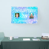 2 aangepaste foto's Waterrimpels van poolverjaarda Spandoek (Beurs)