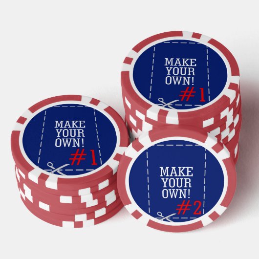 2 Afbeeldingen om gemakkelijk uw eigen te maken in Poker Chips (Opstapeling)