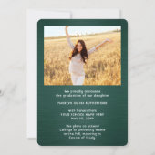 2 Afstuderen Groen en Wit van het Manuscript van d Aankondiging (Achterkant)