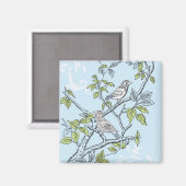 2 Aimant d'oiseaux (Recto/Verso)