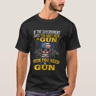 2 Amendementen Voorstander Pro Vuurwapenrechten Pa T-shirt