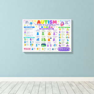 #2 Autisme Canvas Afdruk