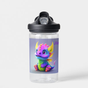 2 Baby Dragon Naam kind toevoegen Cute Waterfles