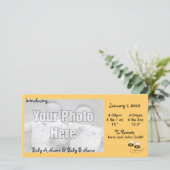 2 Bees Twins Photo Faire-part de naissance (Debout devant)