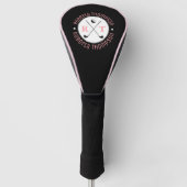 2-Beginletter Monogram Vrouwelijk Roze Golfheadcover (Voorkant)