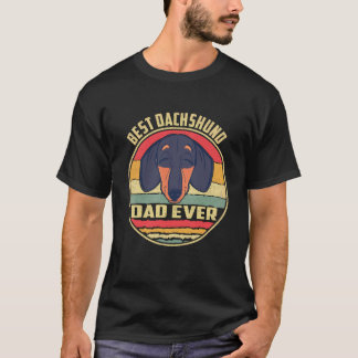 2 Beste Dachshund-papa ooit T-shirt
