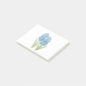 2 blauwe hyacinthinkt en waterverf post-it® notes (Schuin)
