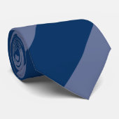 2 Blues Cravate diagonalement rayée (Roulé)