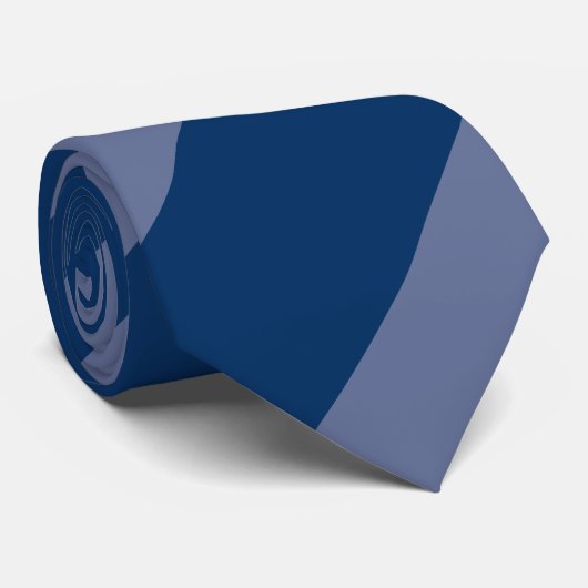 2 Blues Cravate diagonalement rayée (Roulé)