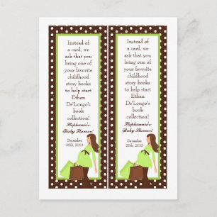 2 Boek Marks Green Mod Mom Polka Dots Uitnodiging Briefkaart