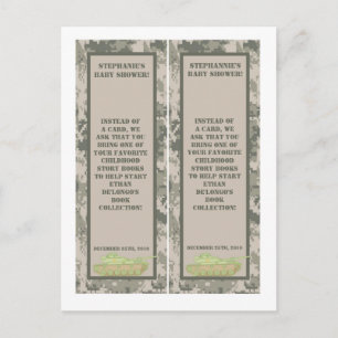 2 Book Marks ARMY ACU Camoflauge Digital Camo Uitnodiging Briefkaart