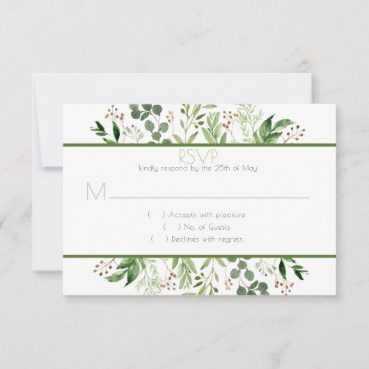 #2 Botanische droom RSVP (Voorkant)