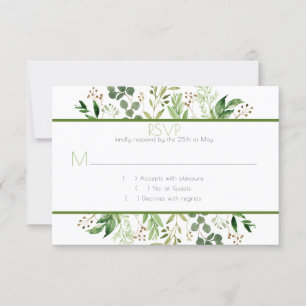 #2 Botanische droom RSVP Kaartje