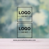 2 Business Logos Professional Acrylic Sign (Neutre)