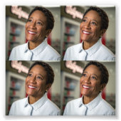 2 by 2 Photo Print Passport Size 4 Set (Devant)