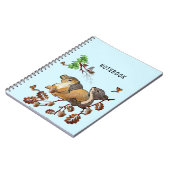 2 Carnet écureuils : (Côté gauche)