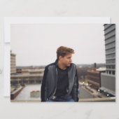 2 Carte de Faire-part minimale pour la graduation  (Dos)