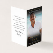 2 Cartes de prières pliées pour les funérailles ph (Extérieur)