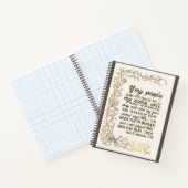 2 Chronicles 7:14 als mijn mensen bidden Notitieboek (Binnen)