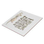 2 Chronicles 7:14 als mijn mensen bidden Tegeltje (Zijkant)