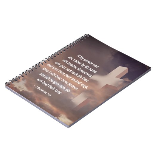 2 Chronicles 7:14 Als mijn volk zal bidden Notitieboek (Linkerzijde)