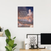 2 Chronicles 7:14 Als mijn volk zal bidden Poster (Thuiskantoor)