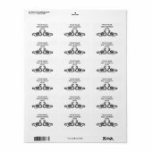 2 cobra's etiket (Full Sheet)