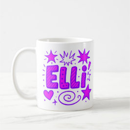 2 Color Ellie 2 - Doodles Koffiemok