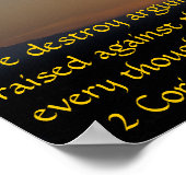 2 Corinthians 10:5 Poster (Hoek)