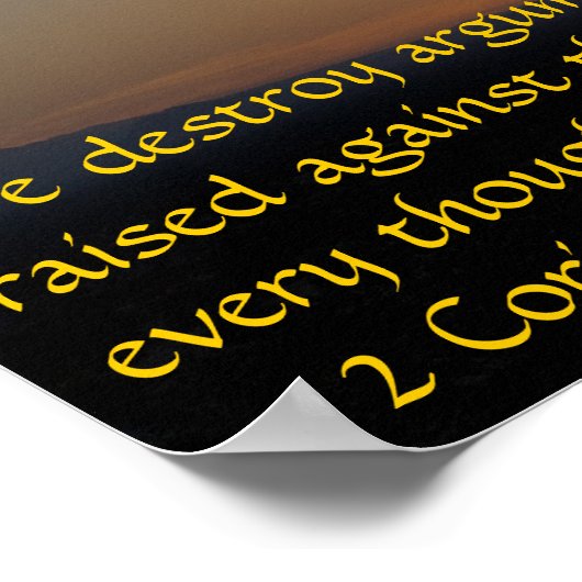 2 Corinthians 10:5 Poster (Hoek)