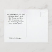 2 Corinthians 12:9 Mijn genade is voldoende voor u Briefkaart (Achterkant)