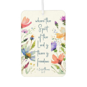 2 Corinthians 3:17 Freedom Bijbelversie Luchtverfrisser