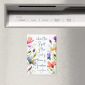 2 Corinthians 3:17 Freedom Bijbelversie Magneet (Insitu (Vaatwasser))