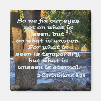 2 Corinthians 4:18 Magneet