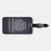 2 Corinthians 5:17 Bijbelversie Bagagelabel (Achterkant horizontaal)