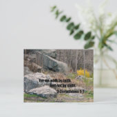 2 Corinthians 5:7 Briefkaart (Staand voorkant)