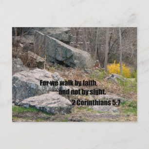 2 Corinthians 5:7 Briefkaart