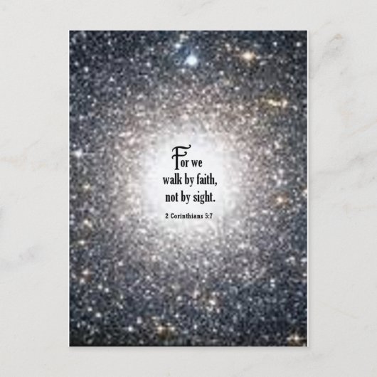 2 Corinthians 5:7 Briefkaart (Voorkant)