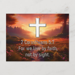 2 Corinthians 5:7 Briefkaart