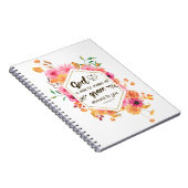 2 Corinthians 9:8 God kan genade overheersen Notitieboek (Rechterzijde)