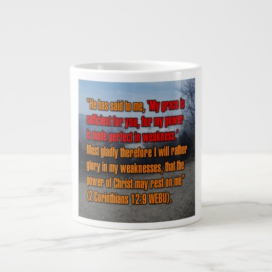 2 Corinthiens 12:9 WEBU Mug (Devant)