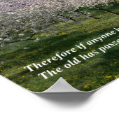 2 Corinthiens 5:17 Affiche chrétienne (Coin)