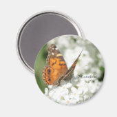 2 Corinthiens 5:17 Papillon Lilac Magnet (Recto/Verso)