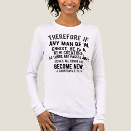 2 Corinthiërs 5:17 Nieuwe Schepsel in Christus KJV Tri-Blend Shirt