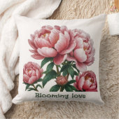 2 côtés noir & blanc Coussin de jet d'amour en fle (Couverture)