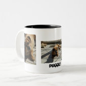 2 Couleurs 003, 167, 166, tasse de Puggle (Devant gauche)