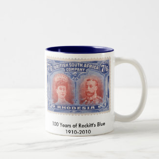 2 Couleurs 100 ans de la tasse bleue de Reckitt