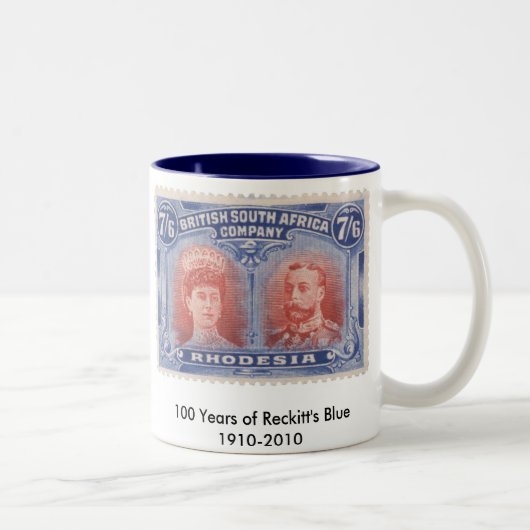 2 Couleurs 100 ans de la tasse bleue de Reckitt (Droit)